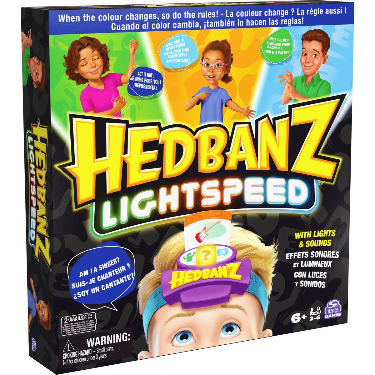 Spin Master Games Hedbanz Lightspeed