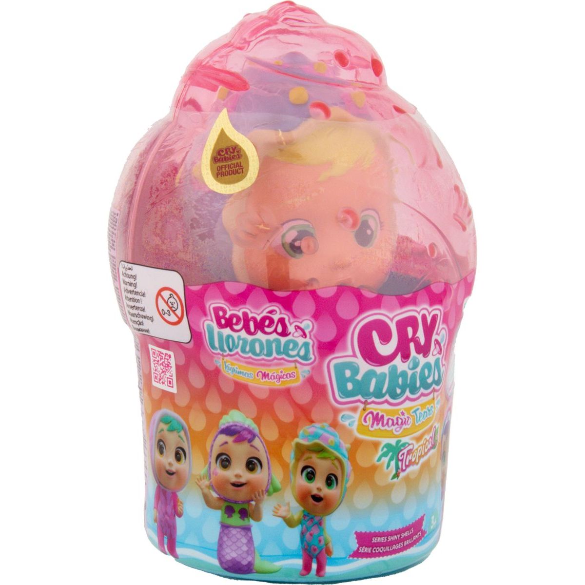 Cry Babies Magic Tears Shiny Shells panenka Sandy