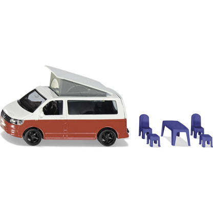 Siku super 1922 VW T6 California s pohyblivou střechou a příslušenstvím 1:50
