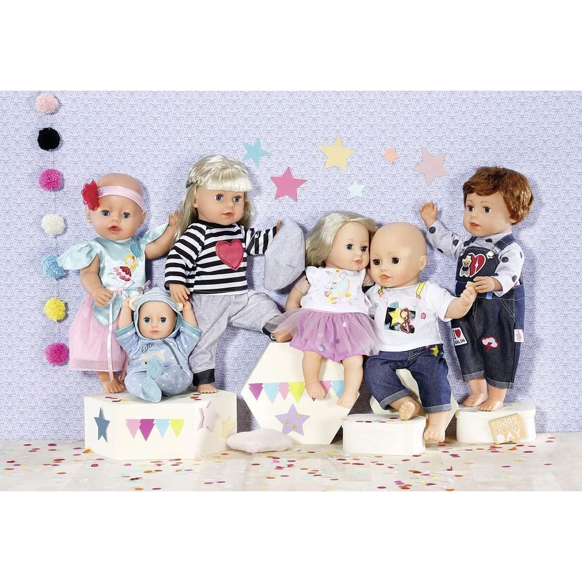 Dolly Moda Růžová teplákovka s kočičkou, 36 cm