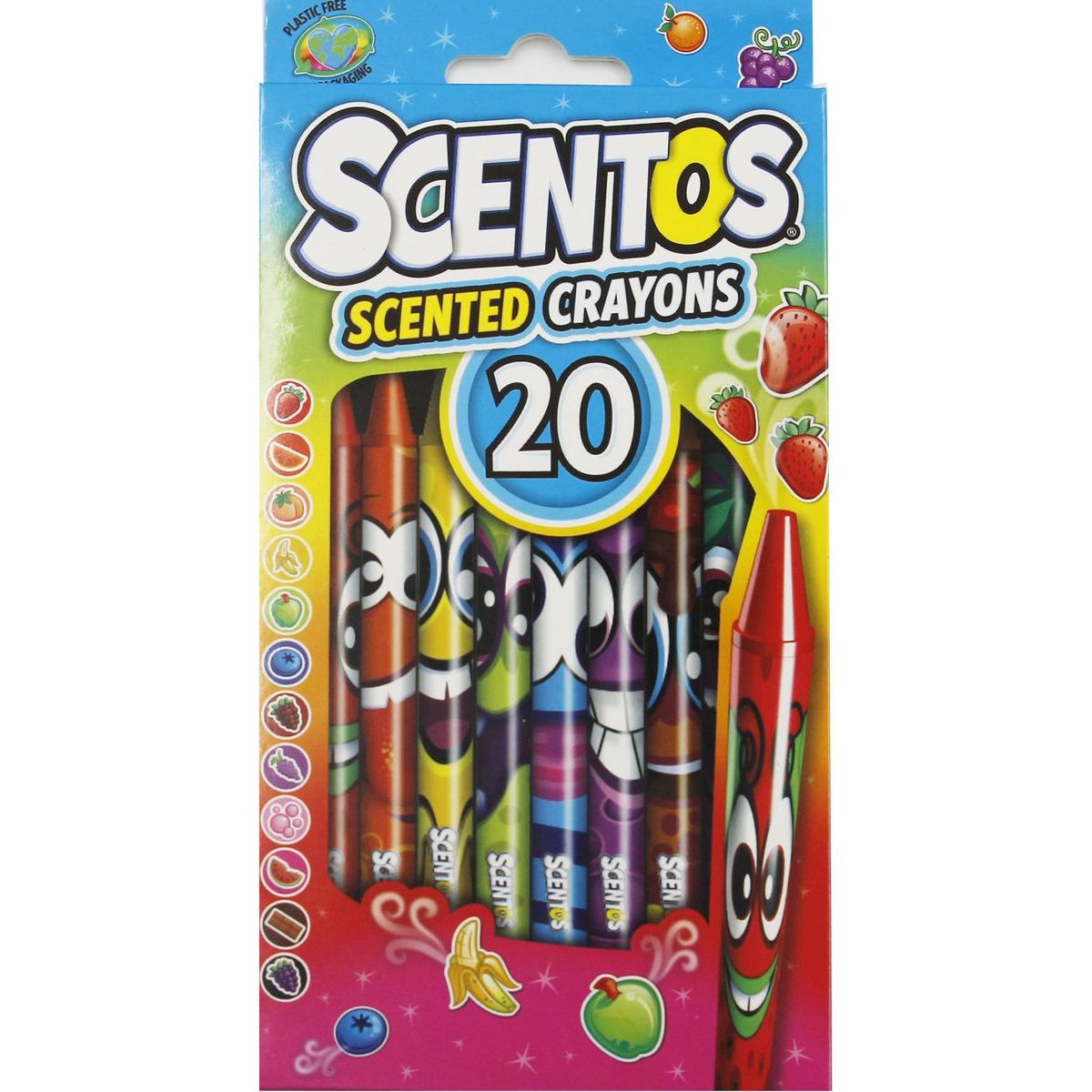 Alltoys Voskovky voňavé Scentos 20ks