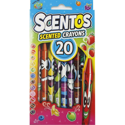 Alltoys Voskovky voňavé Scentos 20ks