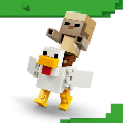 LEGO® Minecraft® 21592 Kuřecí žokej a útok v poušti