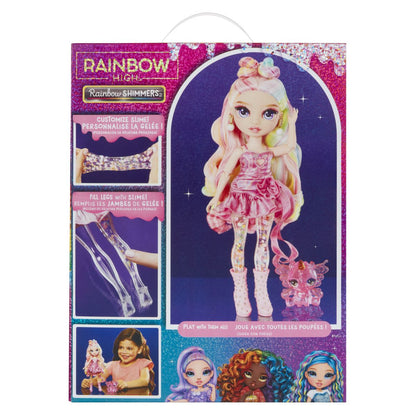 Rainbow High Panenka se slizem a třpytkami - Bella (pink)