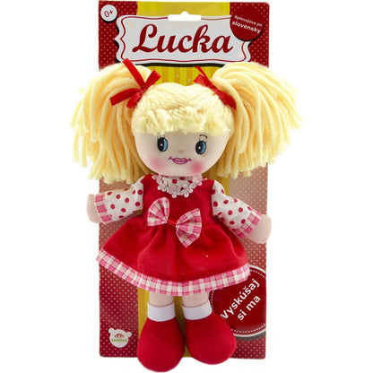Bábika Lucka handrová plyš 30 cm slovenský spievajúci