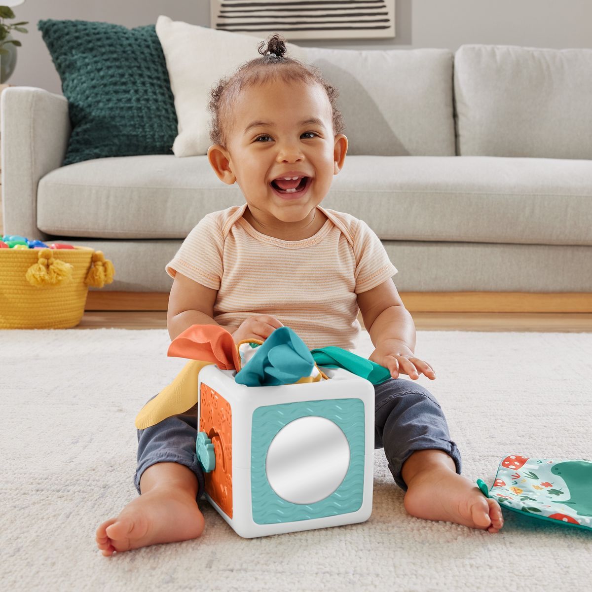 Fisher-Price zábavná krabička na kapesníky