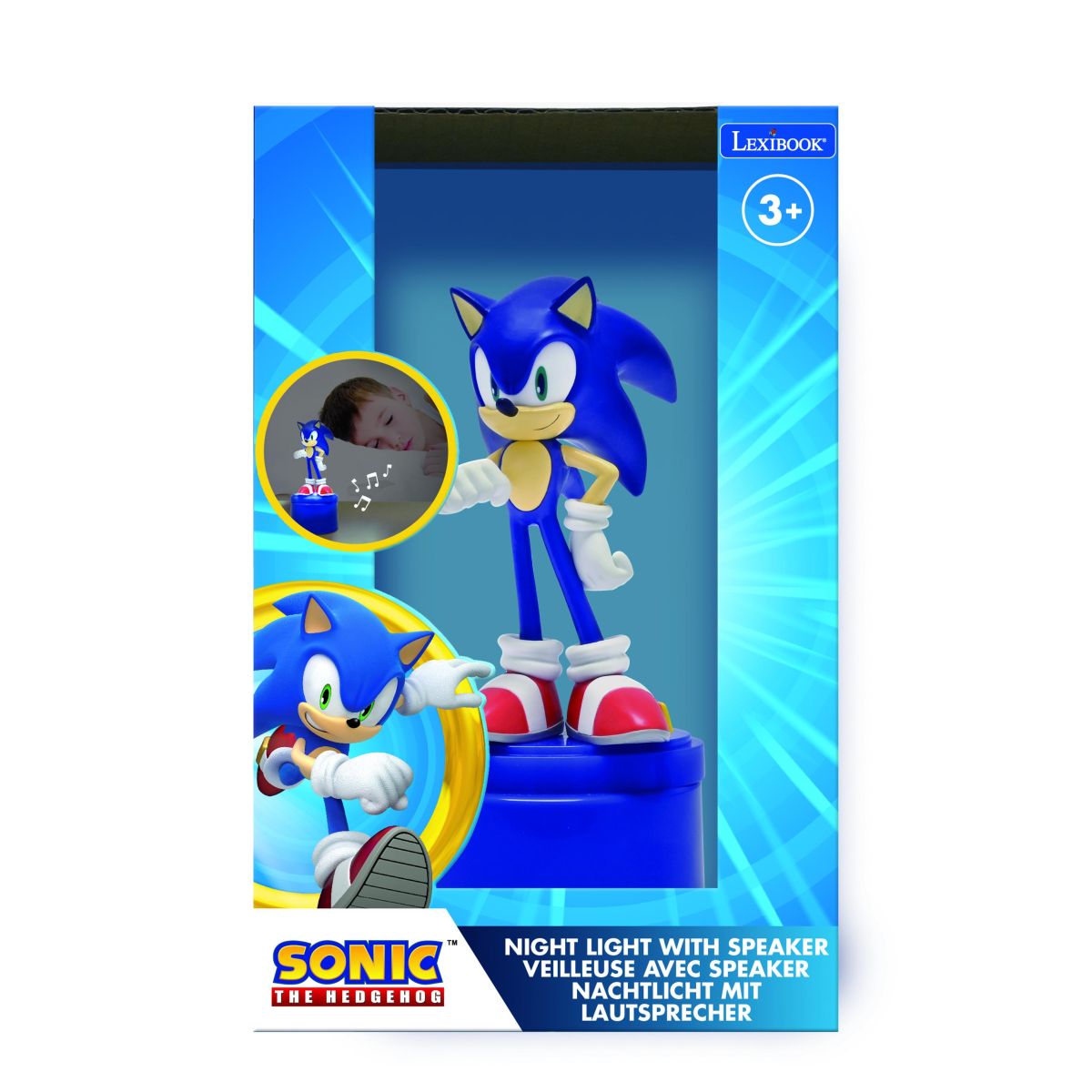 Lexibook Noční světlo s reproduktorem Sonic