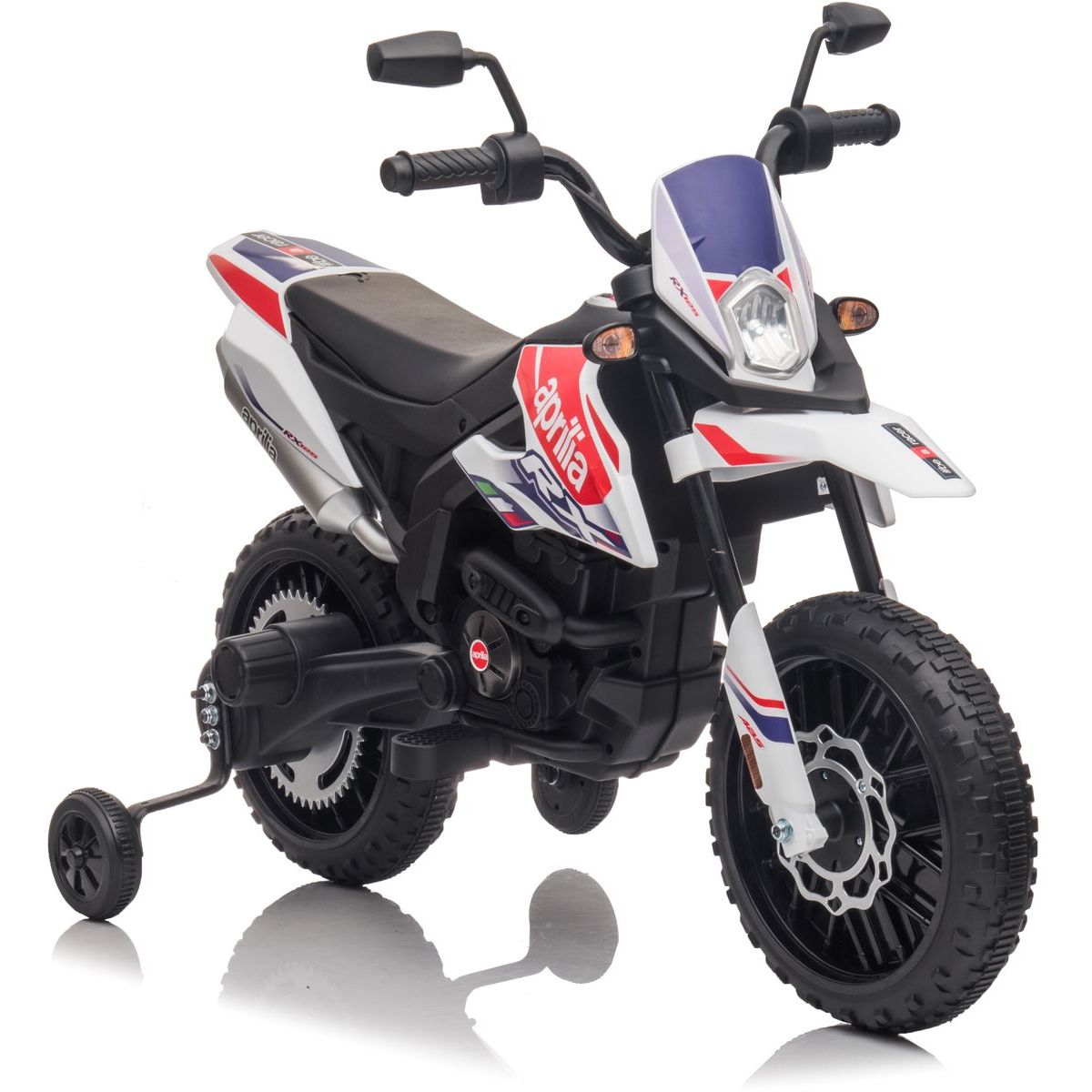 Sparkys Dětská elektrická motorka APRILIA RX-125 bílá