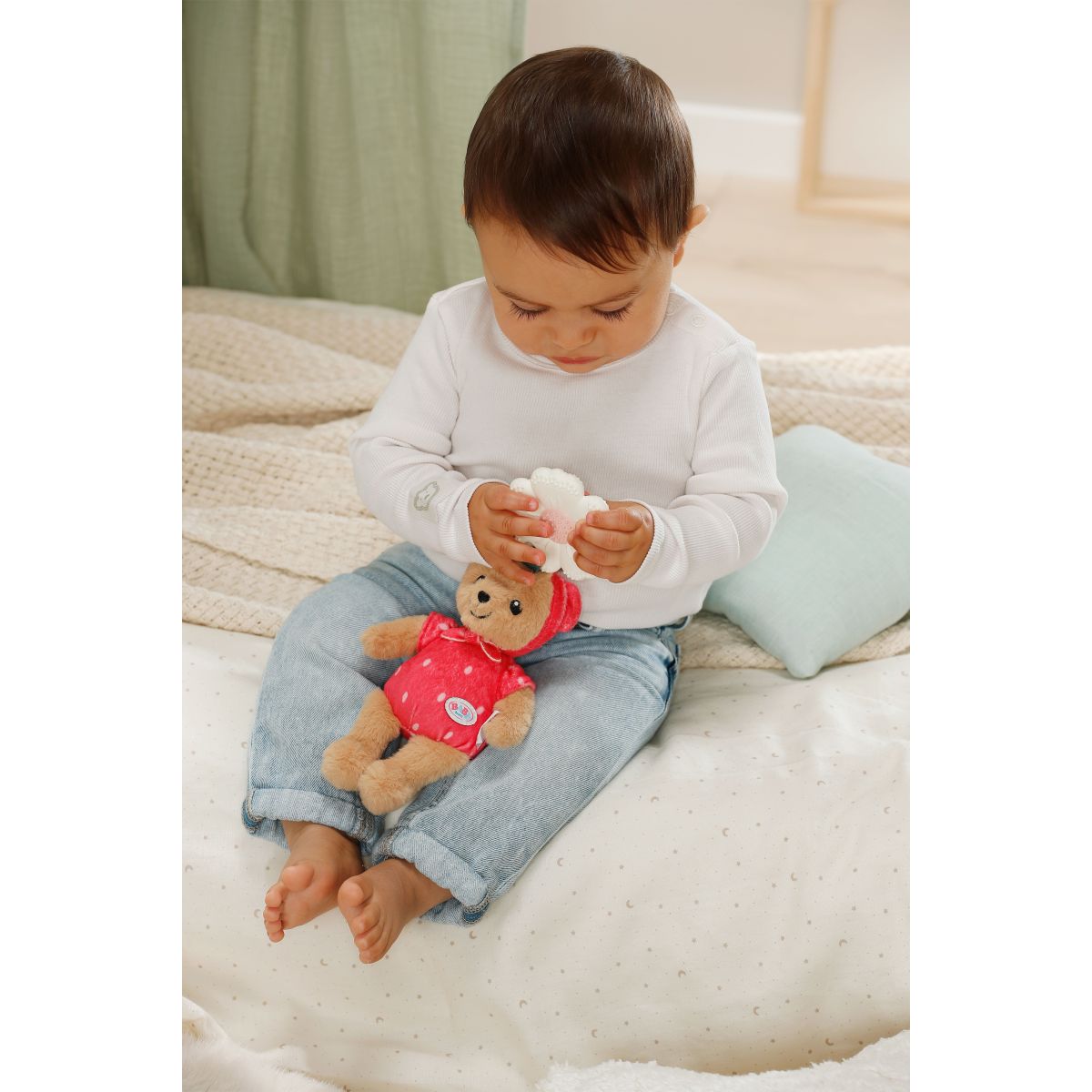 BABY born for babies Medvídek Teddy jahůdka 18 cm