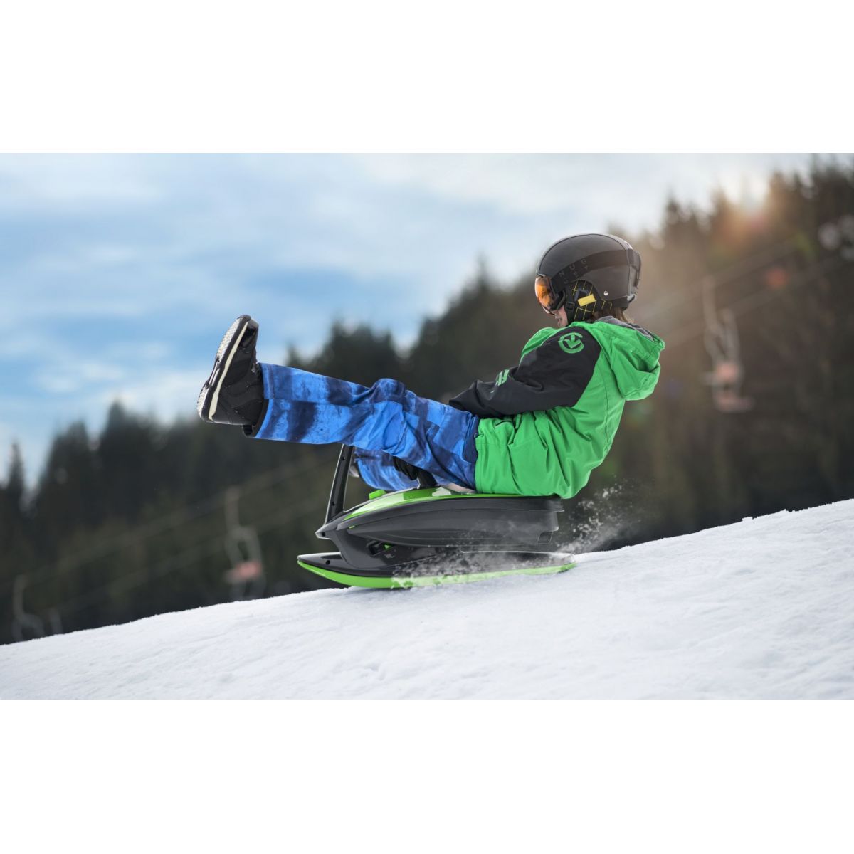 Plastkon Skiboby Skidrifter mystic zelené