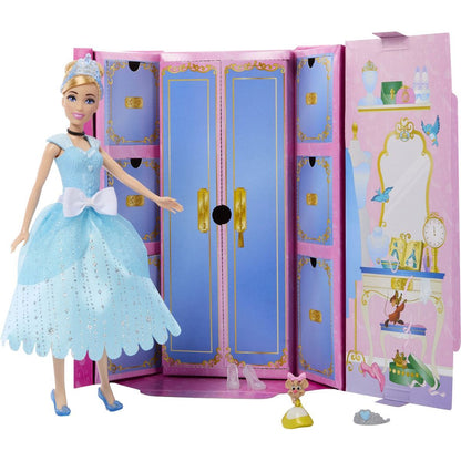 Mattel Disney Princess Panenka s královskými šaty a doplňky - Popelka JCR96