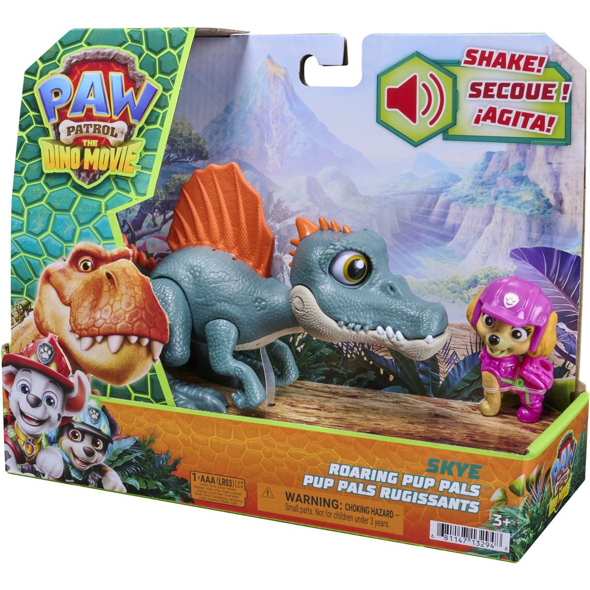 Spin Master Tlapková patrola Dino figurka se zvuky + Skye