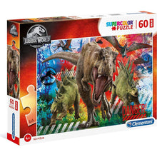 Clementoni Puzzle Supercolor maxi Jurský svět 60 dílků