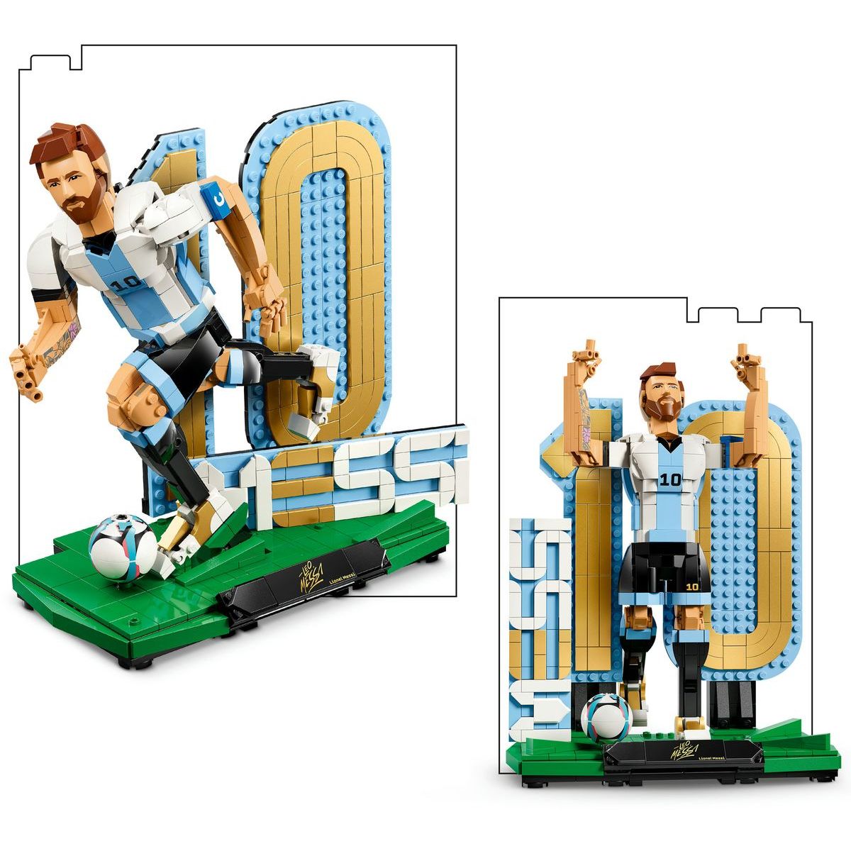 LEGO® Editions 43015 Lionel Messi - Fotbalová legenda