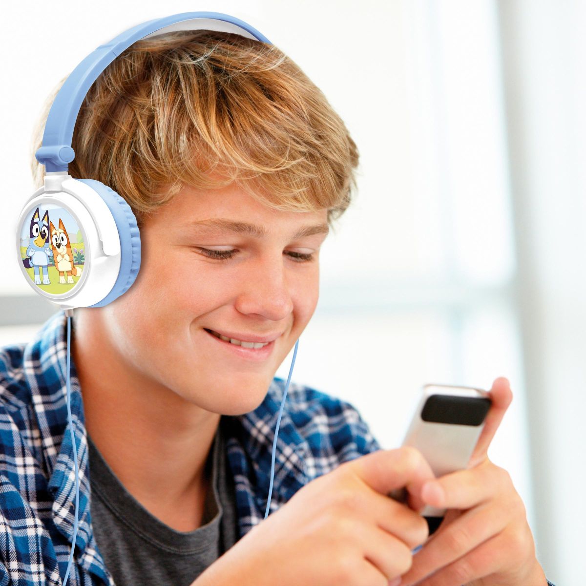 Lexibook Skládací drátová sluchátka Bluey s limitem hlasitosti