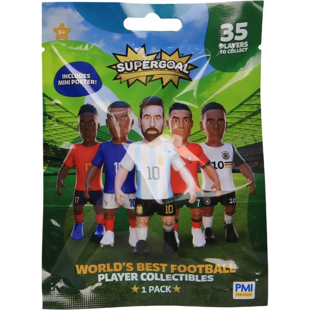 Supergoal figurka fotbalisty + mini plakát