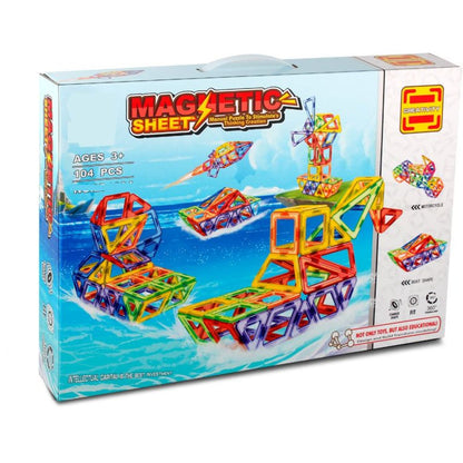 Sparkys Magnetická stavebnice 104 ks- Loď