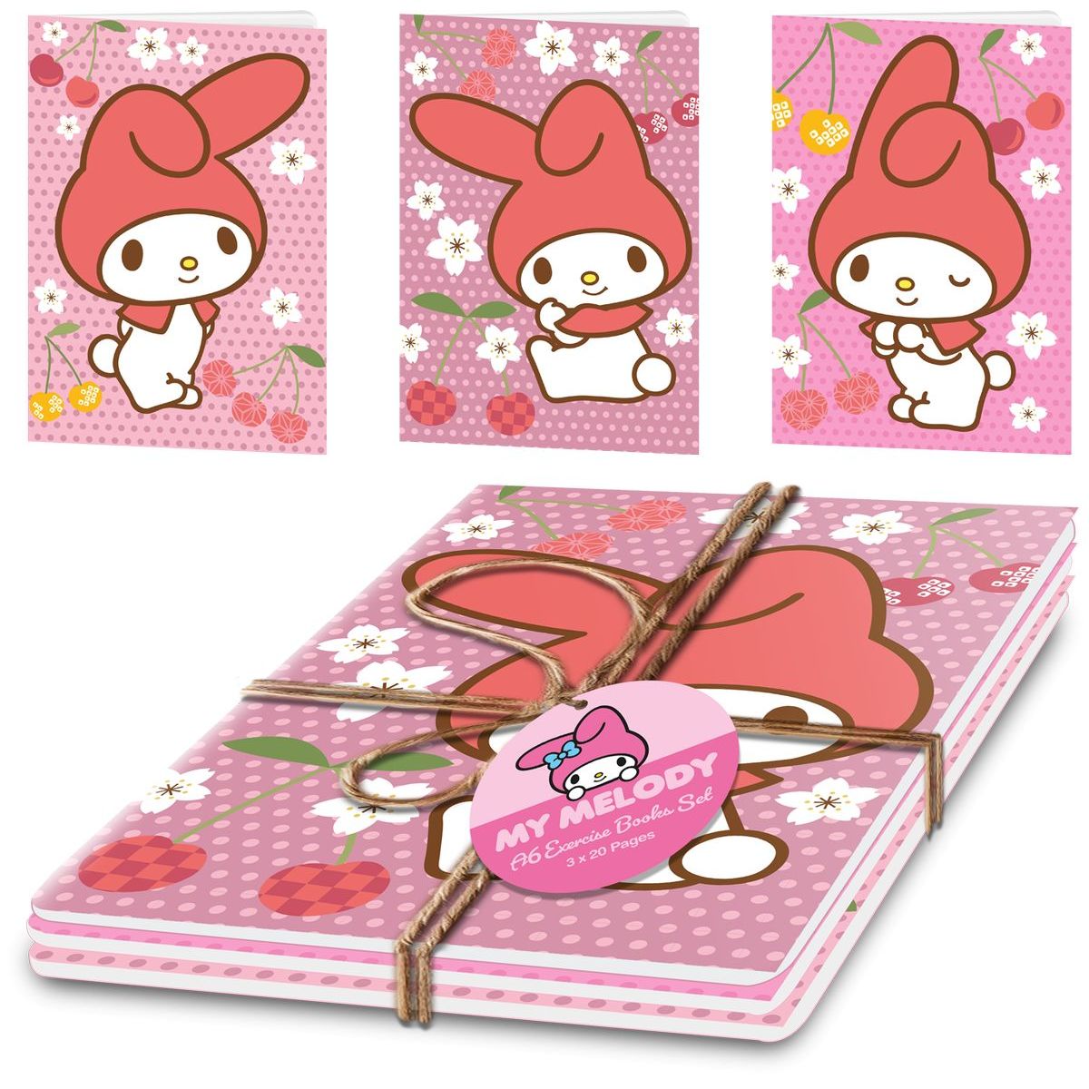 Pyramid International My Melody Set sešitů A5 3 ks