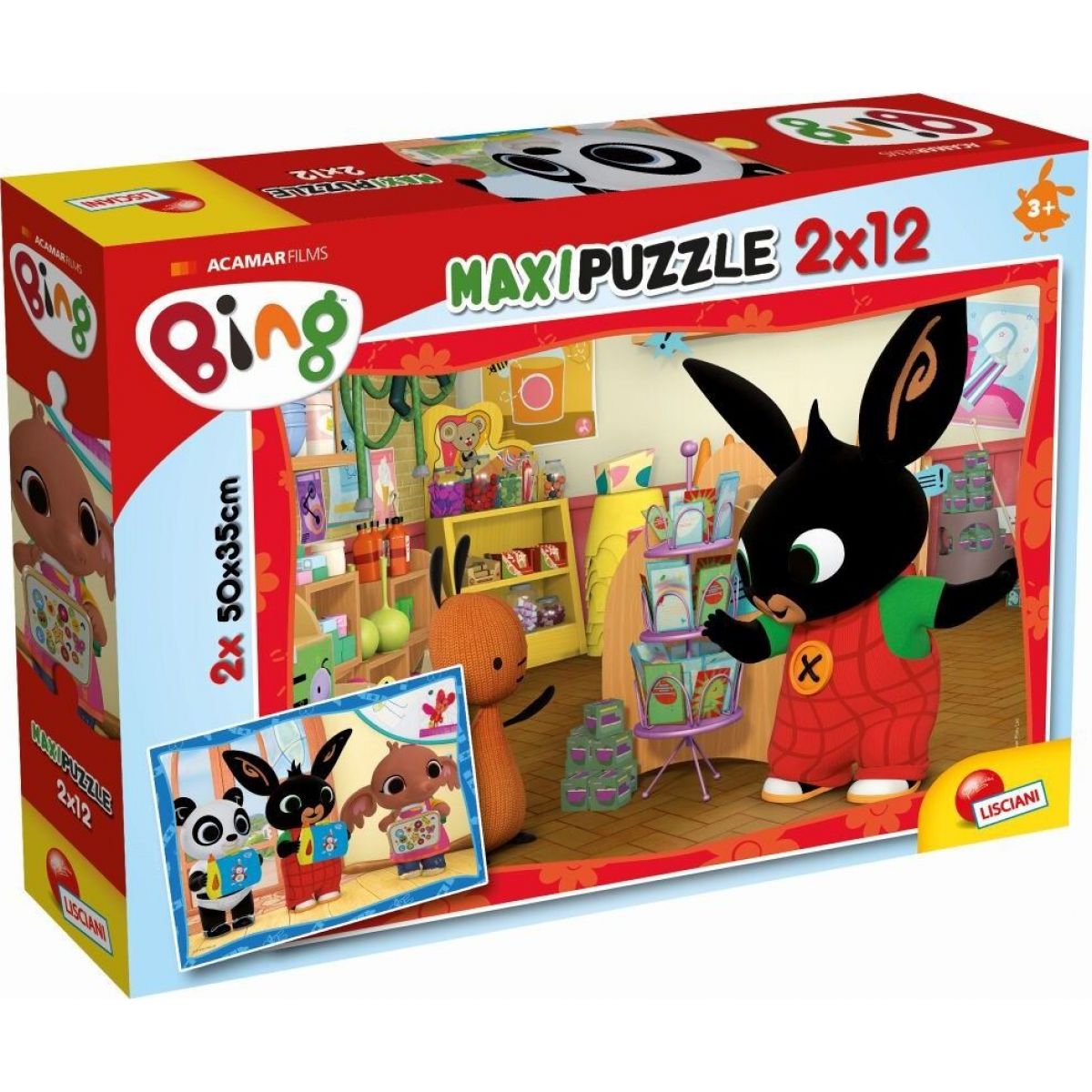 Liscianigiochi Puzzle Bing 2 x 12 dílků