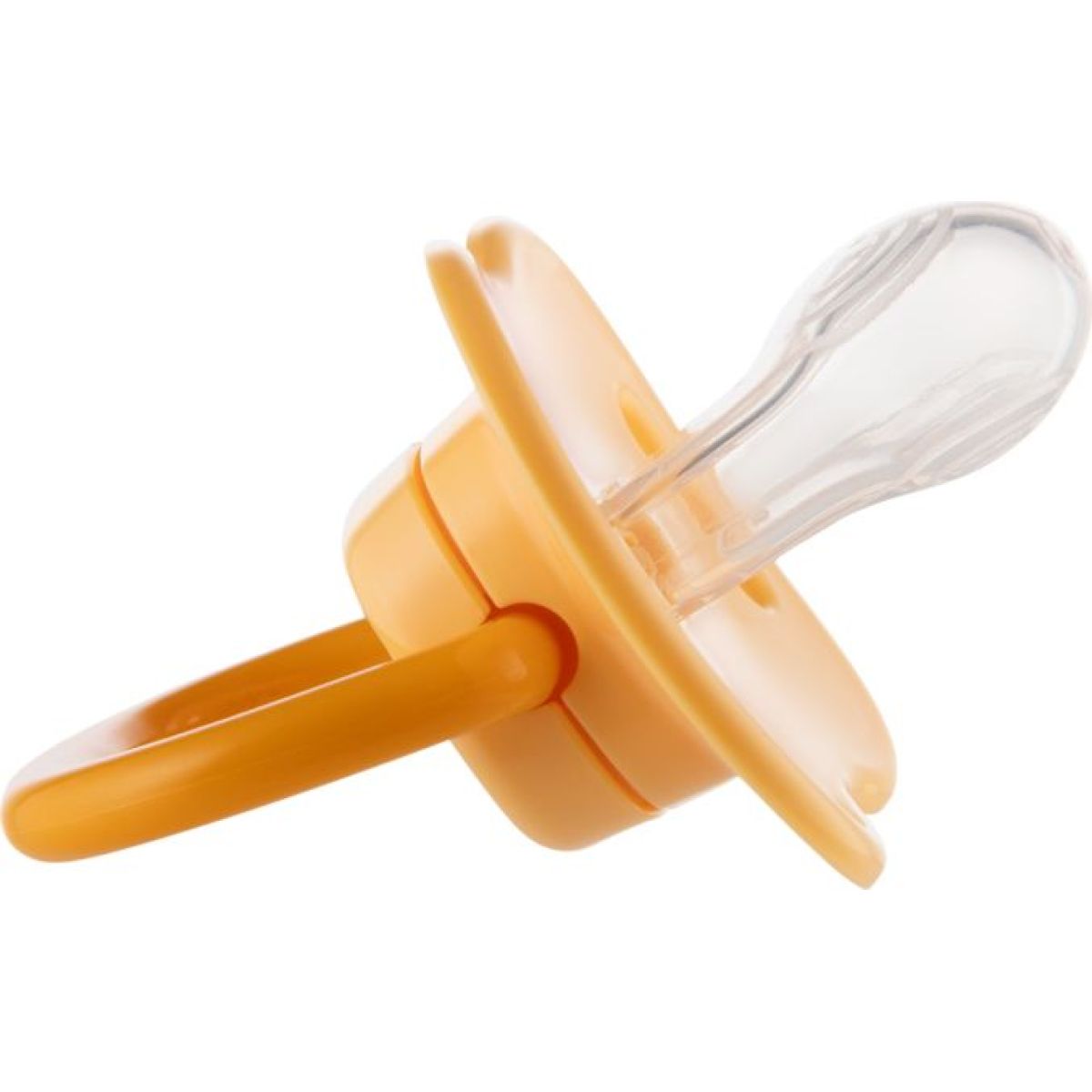 Canpol babies Set symetrických silikonových dudlíků BabiesBoo 18m+ 2 ks oranžový