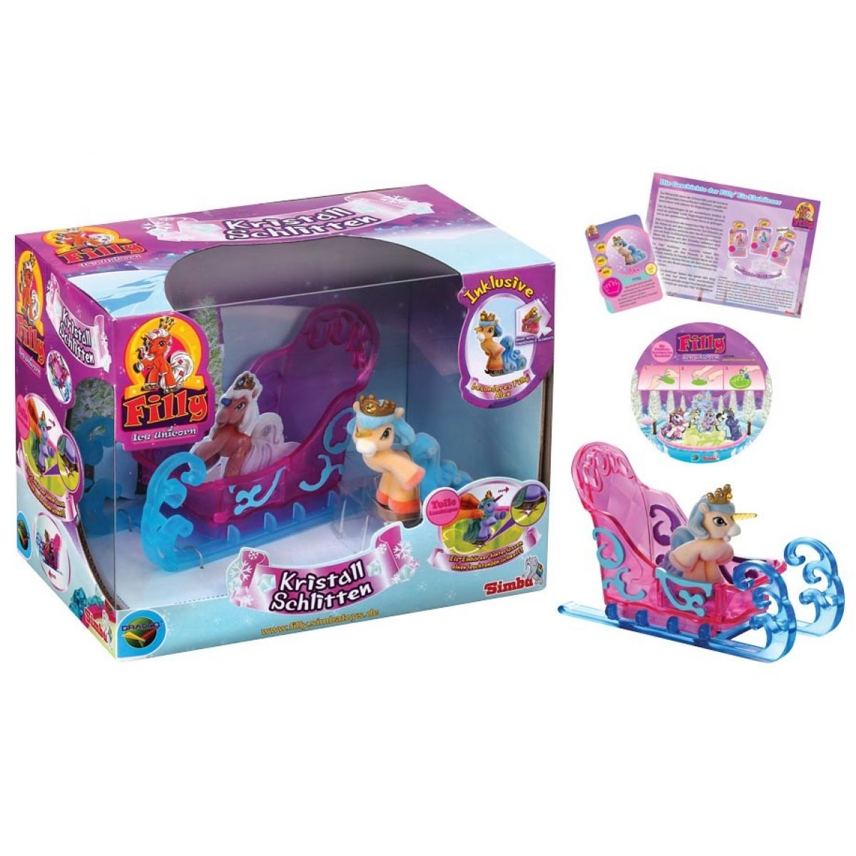 Filly Ice Unicorn saně