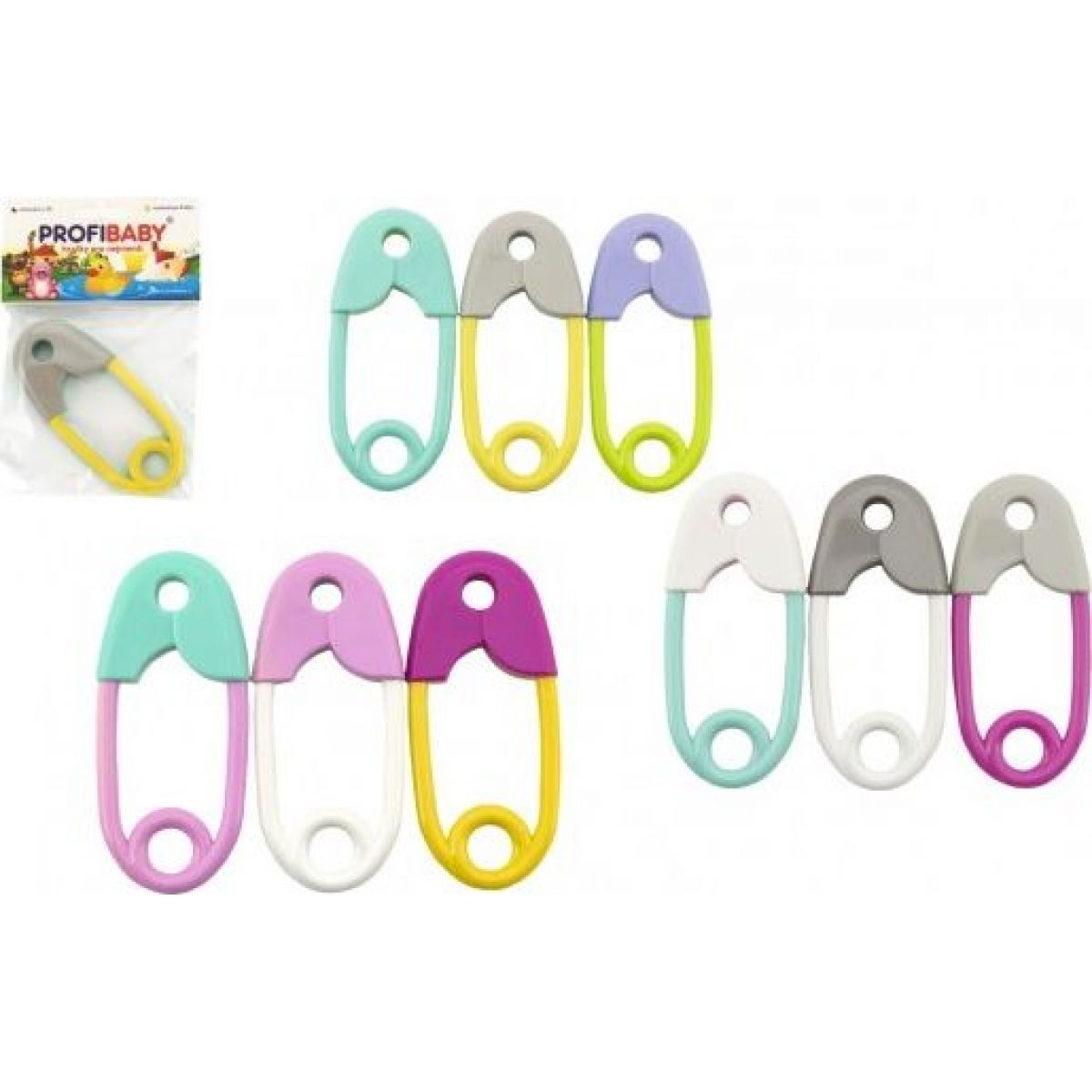 Teddies Chrastítko špendlík plast 12cm