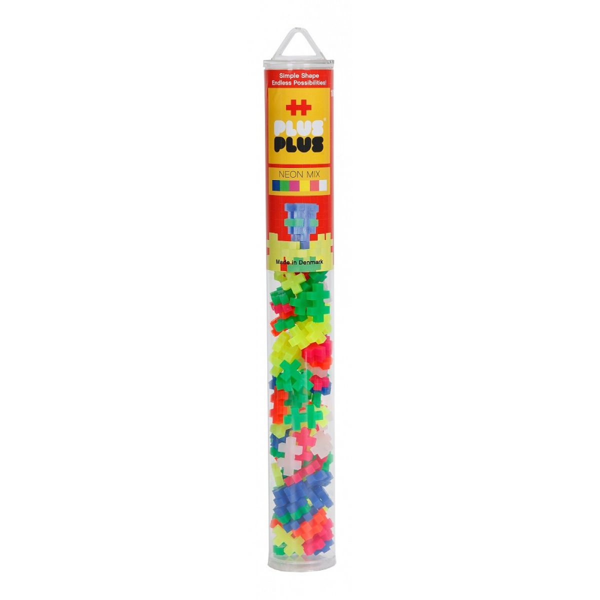 Plus Plus Stavebnice Mini Neon Tuba mix 100 dílků