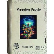 Epee Wooden puzzle Magical Town A3