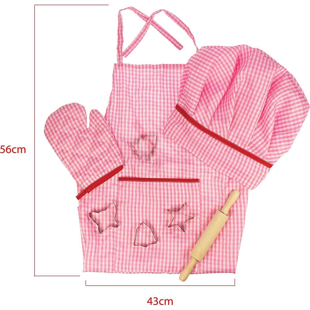 Bigjigs Toys Růžový set šéfkuchařky