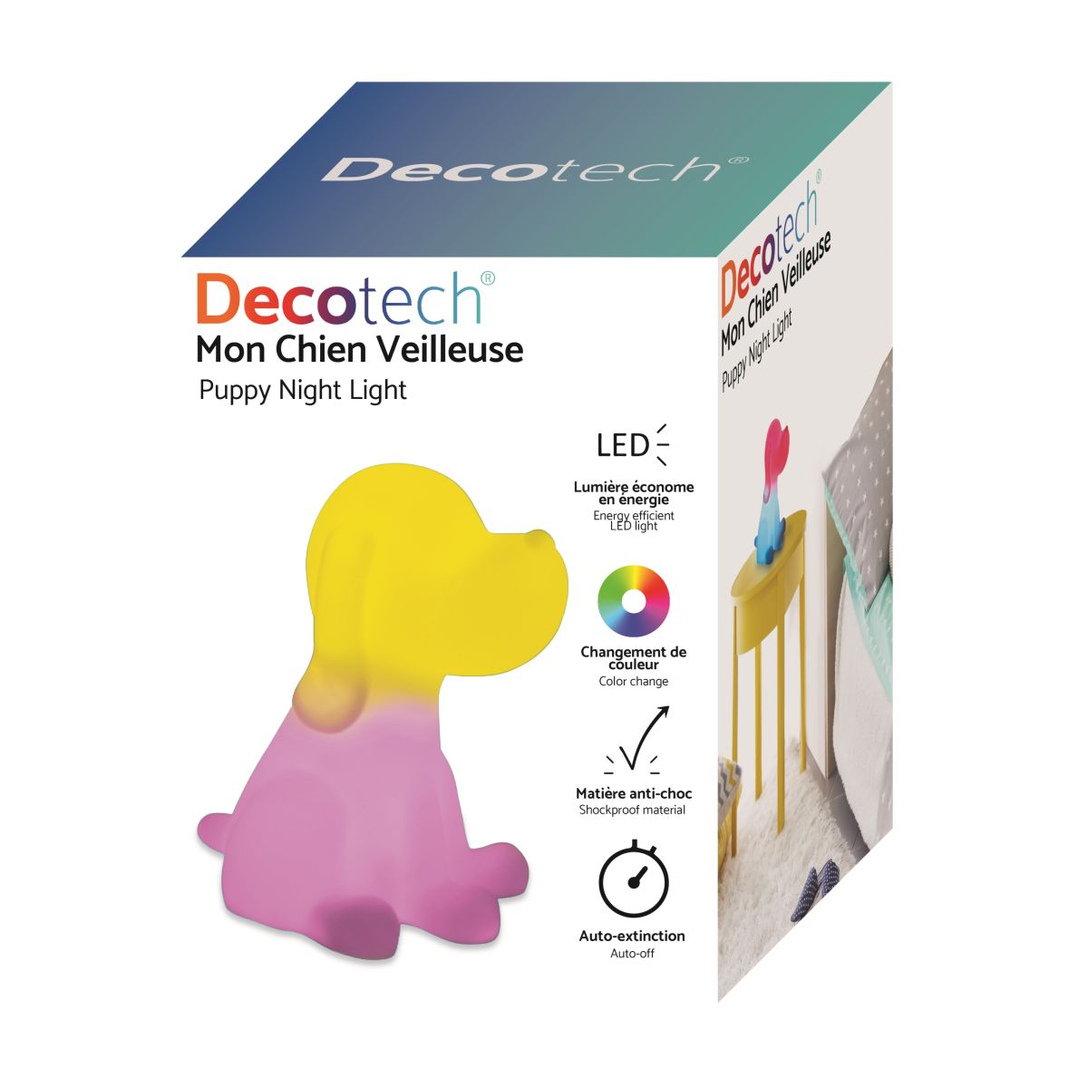Lexibook Designové noční světlo LED 3D pes 20 cm