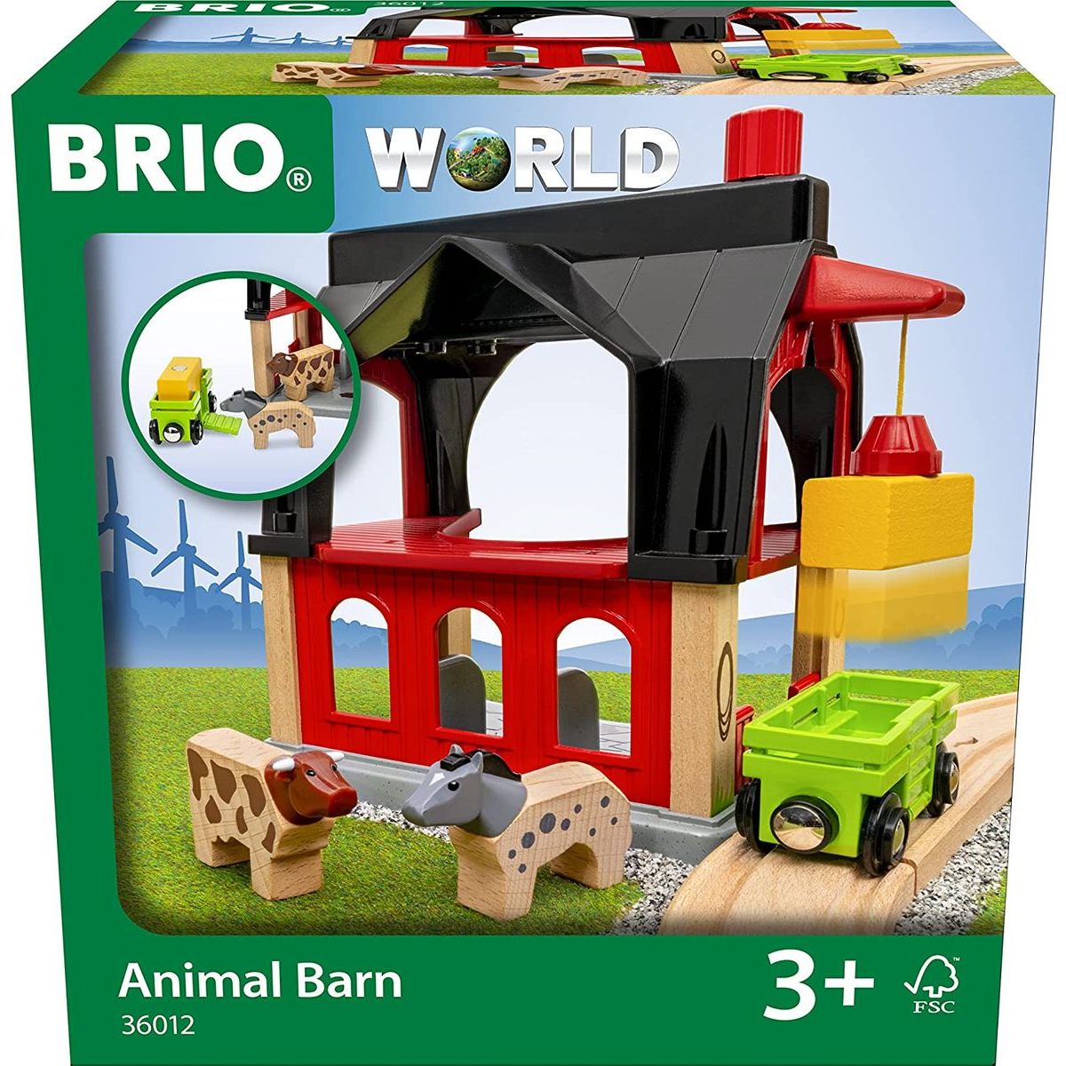 BRIO World 36012 Stáj pro zvířata