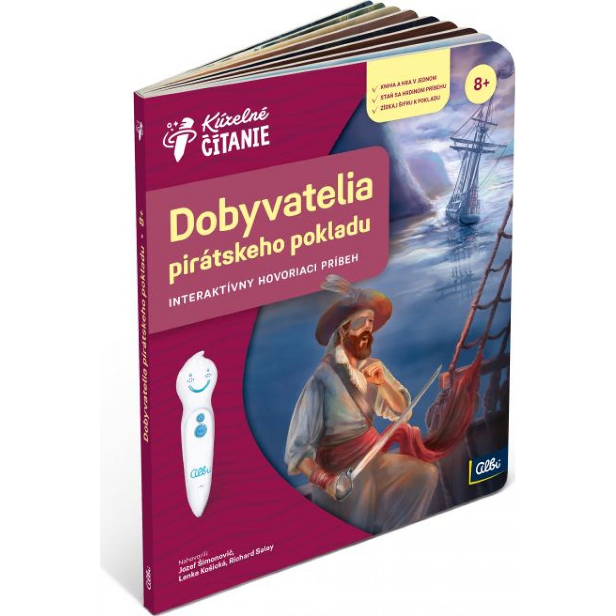Albi Kouzelné čtení Kniha Dobyvatelé pirátského pokladu SK