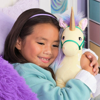 Unicorn Academy plyšový jednorožec Leaf 38 cm