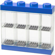 LEGO® sběratelská skříňka na 8 minifigurek - modrá