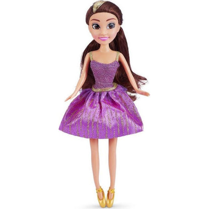 Zuru Princezna Sparkle Girlz v kornoutku fialové šaty