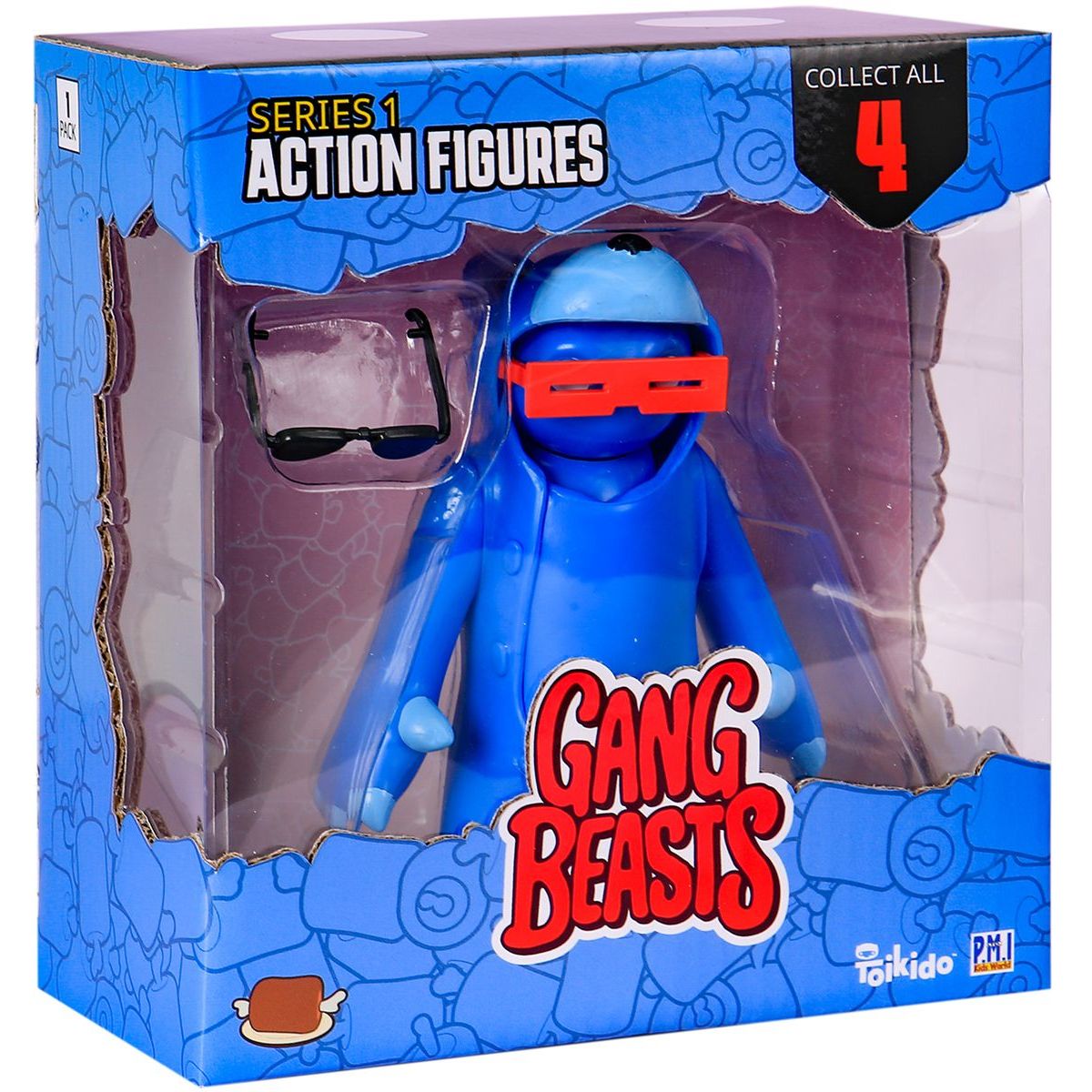 Figurka akční 11 cm Gang Beasts 1 pack série 1