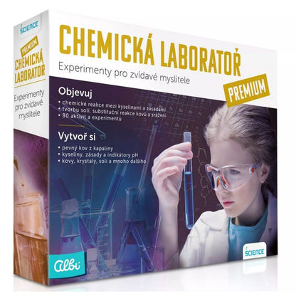 Albi Chemická laboratoř PREMIUM - Poškozený obal