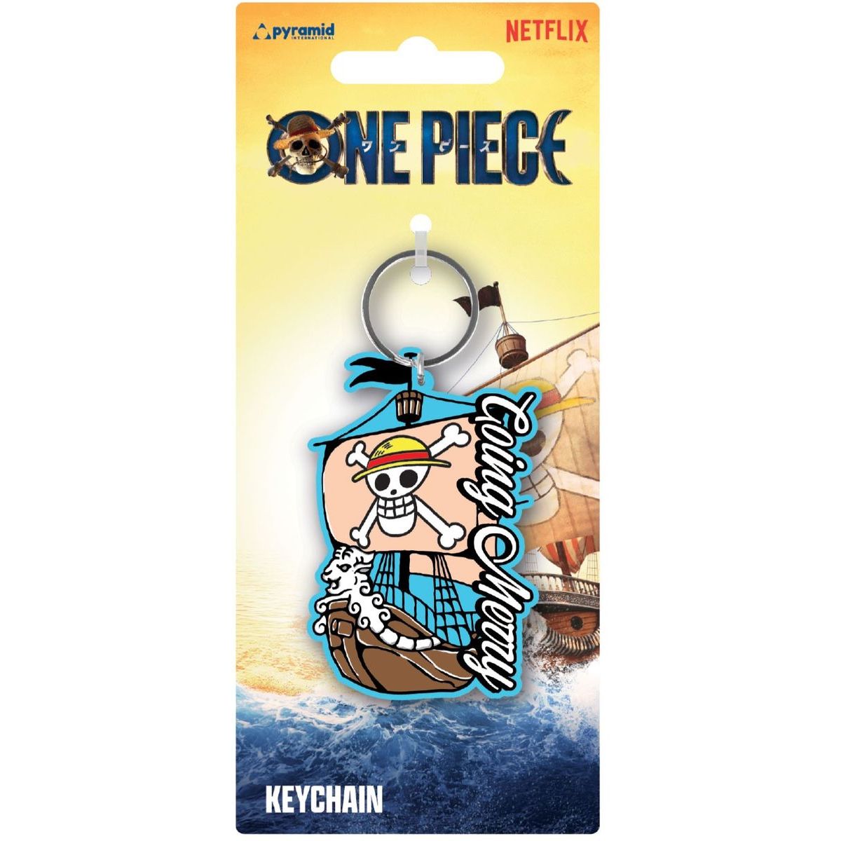 Pyramid International One Piece Gumová klíčenka Live Action