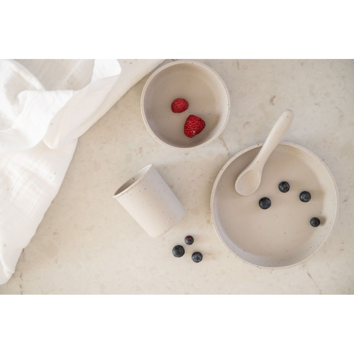 KikkaBoo Kelímek Platinum Silicone Sand