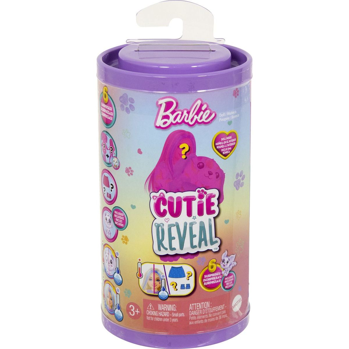 Barbie Cutie Reveal Chelsea barevné sny