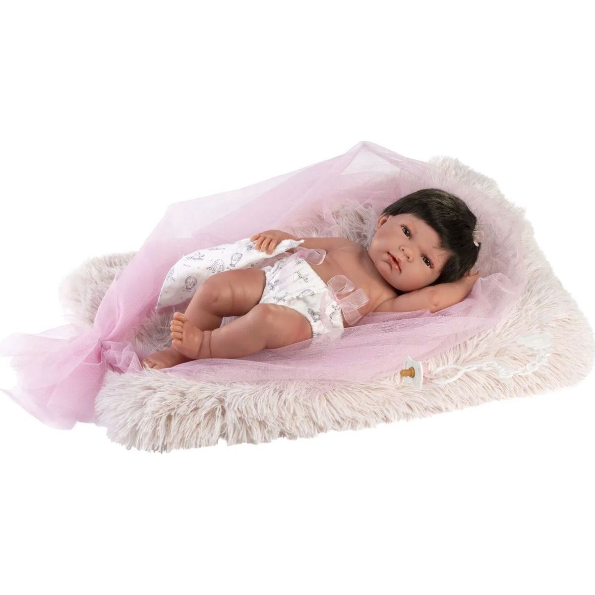 Llorens 73804 realistická panenka miminko s celovinylovým tělem 40 cm