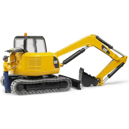Bruder 2466 Minibagr CAT s figurkou 1:16