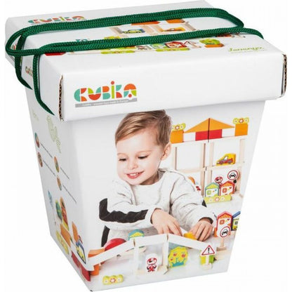 CUBIKA 13913 Doprava ve městě dřevěná stavebnice