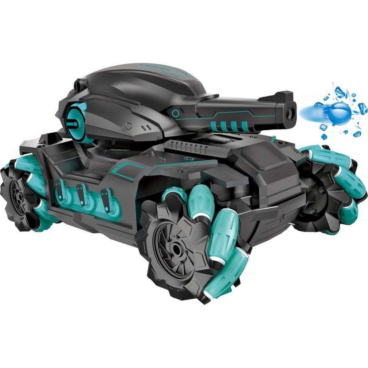 MaDe RC Tank, vodní bomby zelený - Poškozený obal