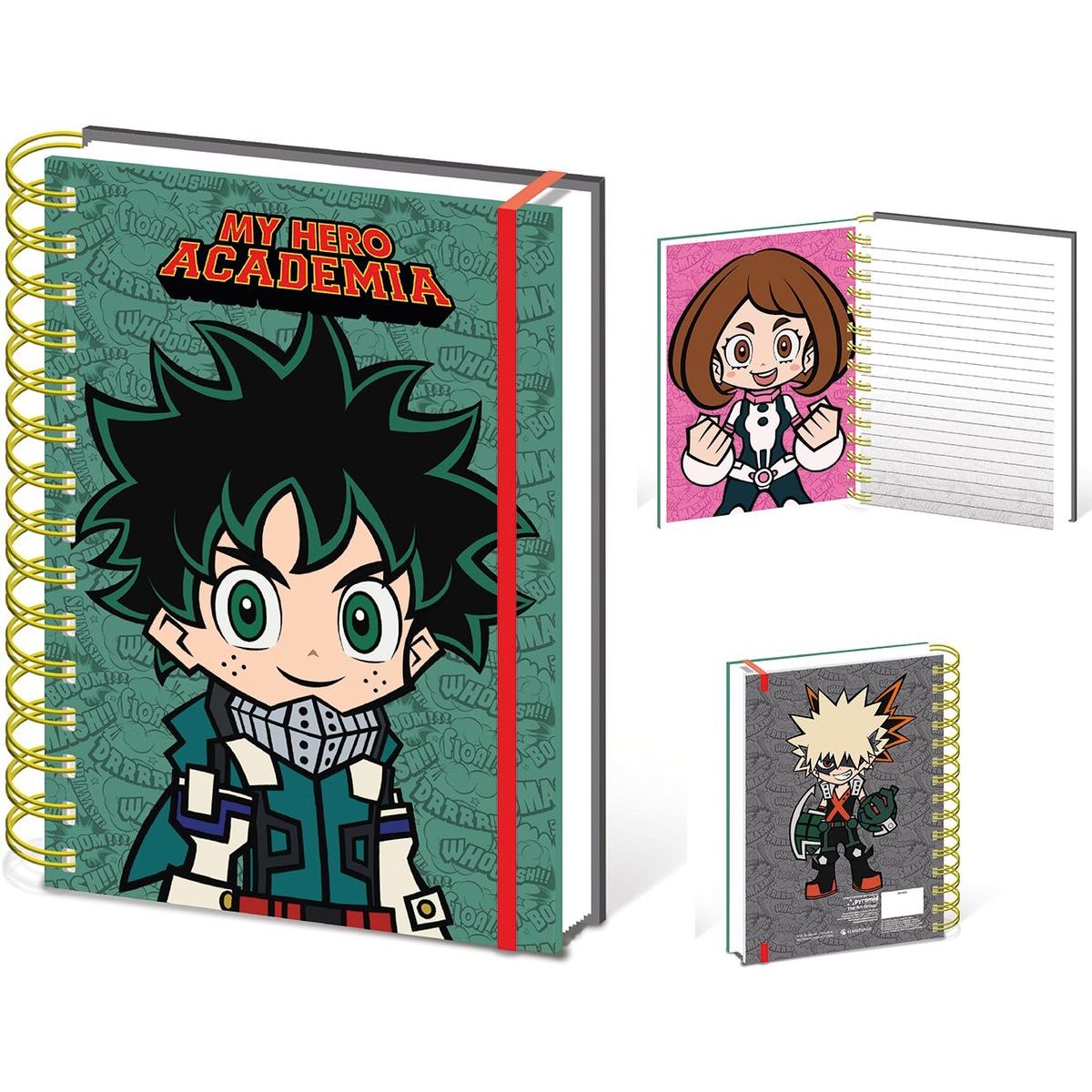 Pyramid International My Hero Academia Blok kroužkový A5 Chibi