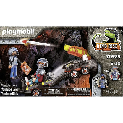 PLAYMOBIL® 70929 Dino Mine Vozík s raketami