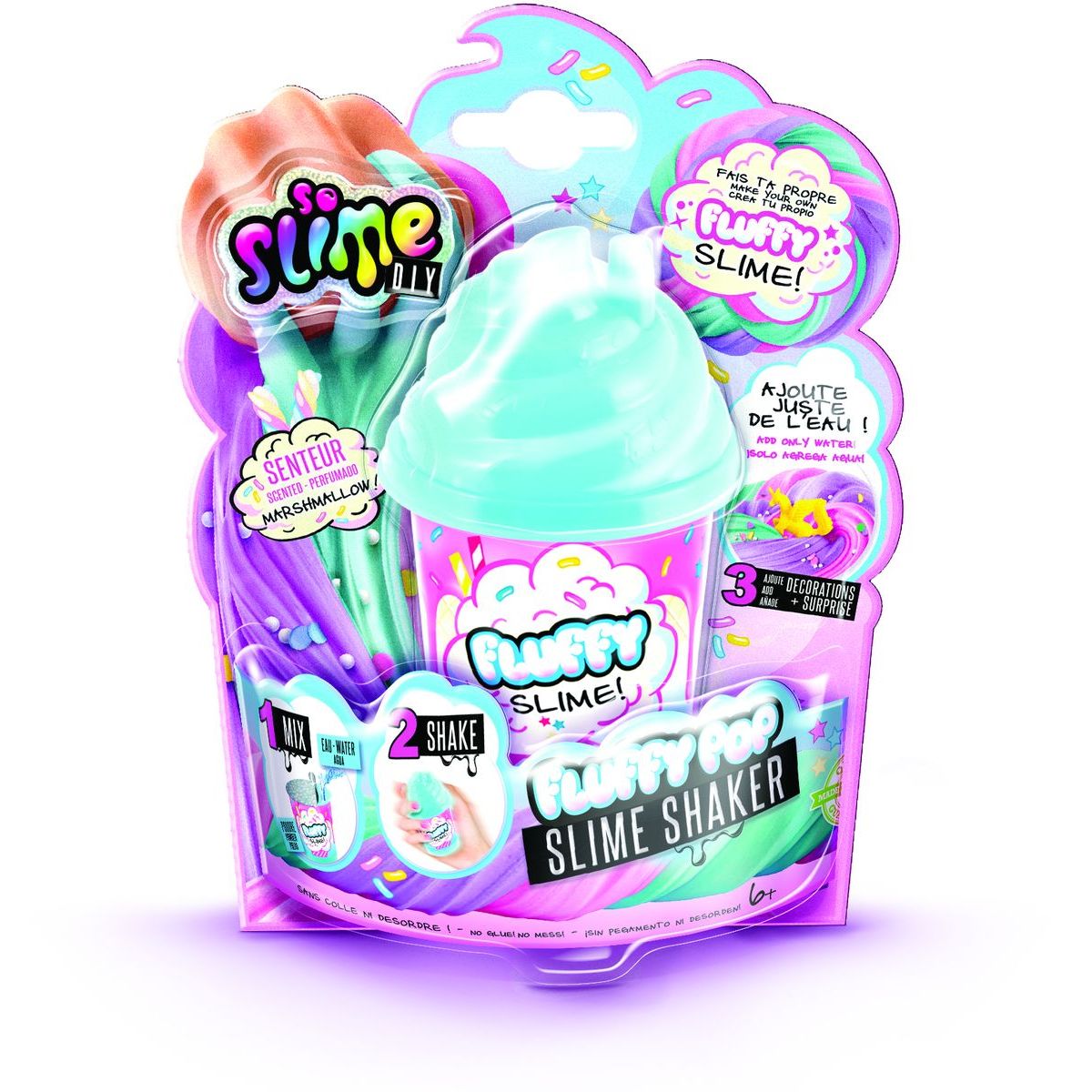 So Slime Fluffy kelímek tyrkysový