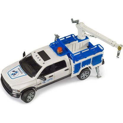 Bruder 2509 Servisní vůz RAM 2500 s otočným světelným majákem 1:16