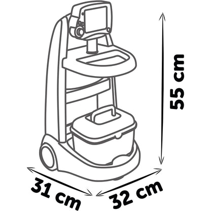 Smoby Lékařský elektronický vozík s příslušentsvím