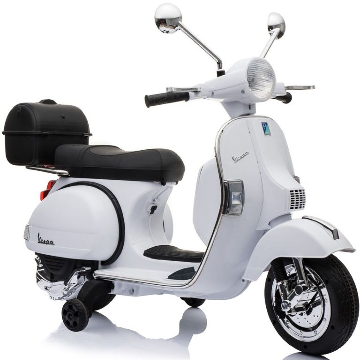 Sparkys Dětský elektrický skútr Vespa PX150 bílý